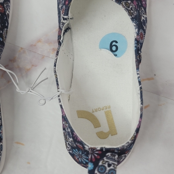 REPORT day of the dead (dias de los muertos) slip on casual flat shoes size 6 - Picture 10 of 12